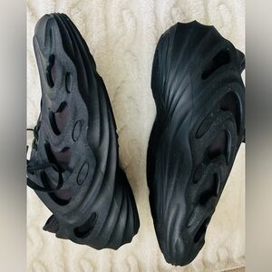 Adidas Black Slip-On Foam Runners